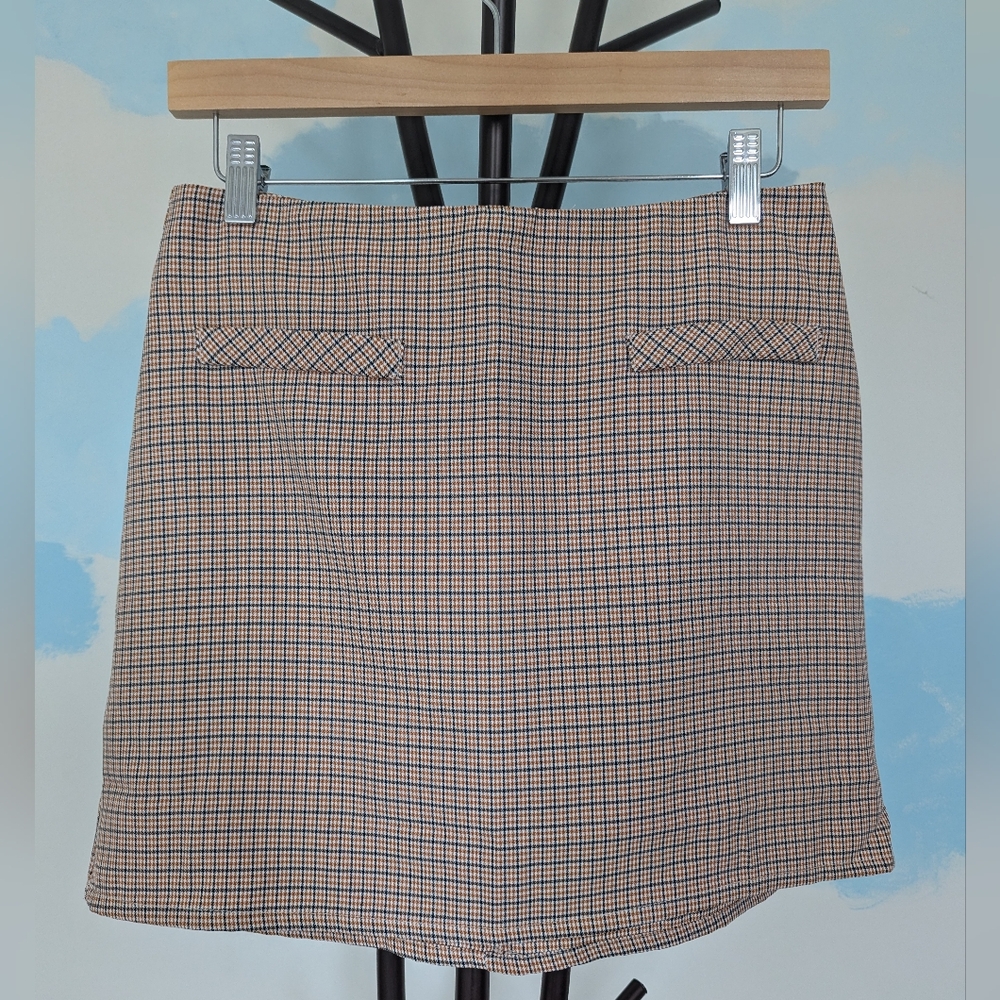 altar'd state houndstooth skirt - size M
